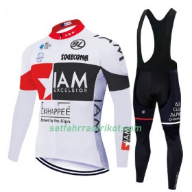 Radbekleidung Radtrikot Langarm + Lang Trägerhose 2020 IAM Cycling N001